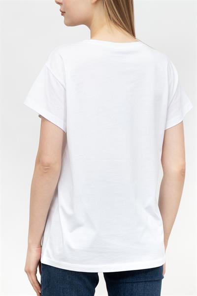 Emporio Armani Kadın Bisiklet Yaka T-Shirt