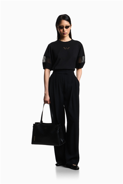 Emporio Armani Kadın Bisiklet Yaka T-Shirt
