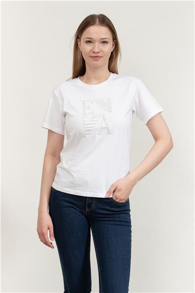 Emporio Armani Kadın Bisiklet Yaka T-Shirt