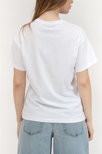 Emporio Armani Kadın Bisiklet Yaka T-Shirt