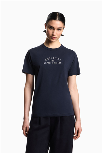 Emporio Armani Kadın Bisiklet Yaka T-Shirt