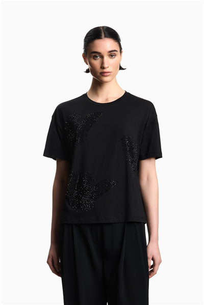 Emporio Armani Kadın Bisiklet Yaka T-Shirt