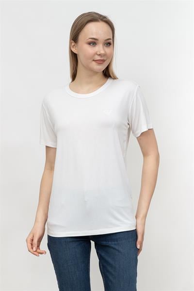 Emporio Armani Kadın Bisiklet Yaka T-Shirt