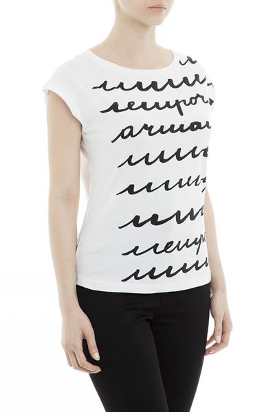 Emporio Armani Kadın Bisiklet Yaka T-Shirt