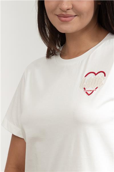 Emporio Armani Kadın Bisiklet Yaka T-Shirt