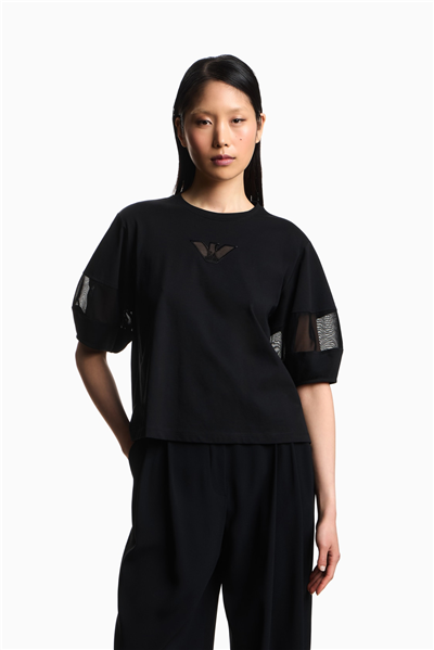 Emporio Armani Kadın Bisiklet Yaka T-Shirt
