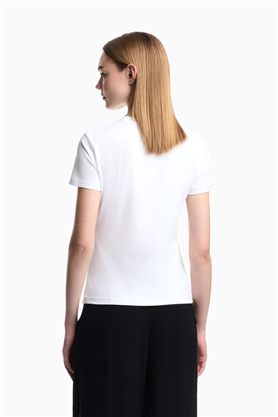 Emporio Armani Kadın Bisiklet Yaka T-Shirt