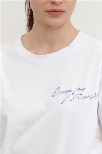 Emporio Armani Kadın Bisiklet Yaka T-Shirt