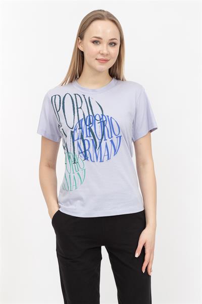 Emporio Armani Kadın Bisiklet Yaka T-Shirt