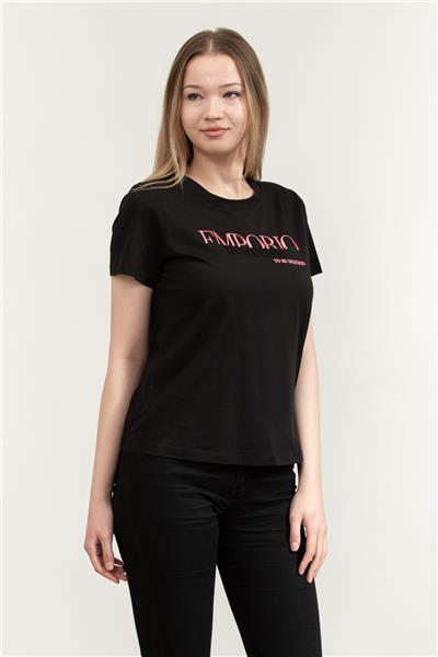 Emporio Armani Kadın Bisiklet Yaka T-Shirt