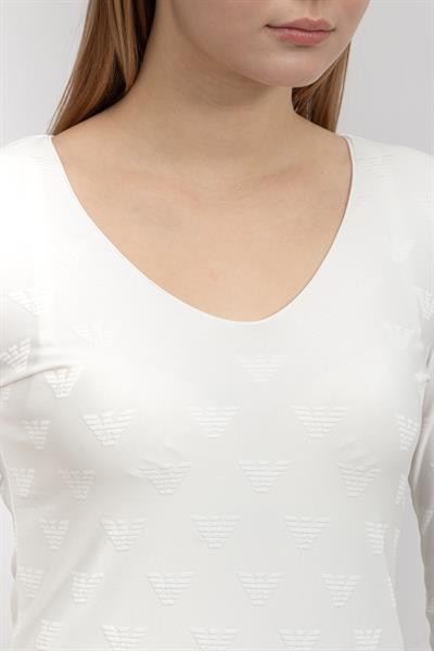 Emporio Armani Kadın Bisiklet Yaka T-Shirt