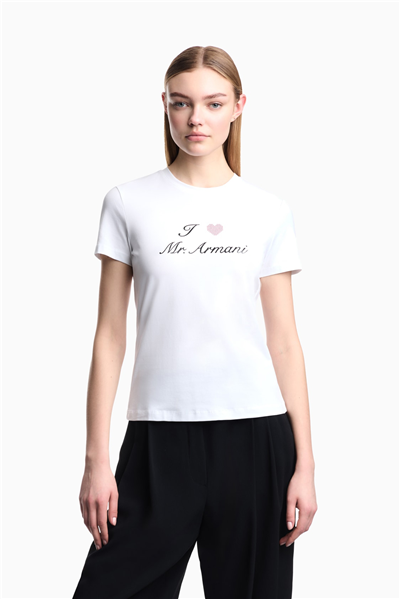 Emporio Armani Kadın Bisiklet Yaka T-Shirt