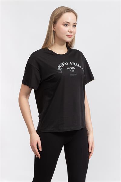 Emporio Armani Kadın Bisiklet Yaka T-Shirt