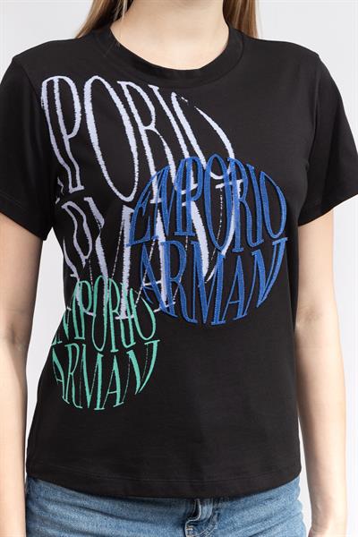 Emporio Armani Kadın Bisiklet Yaka T-Shirt