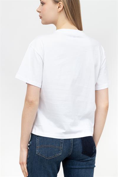 Emporio Armani Kadın Bisiklet Yaka T-Shirt