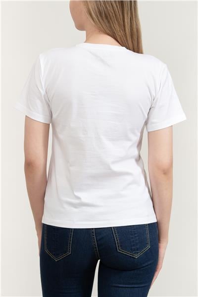 Emporio Armani Kadın Bisiklet Yaka T-Shirt