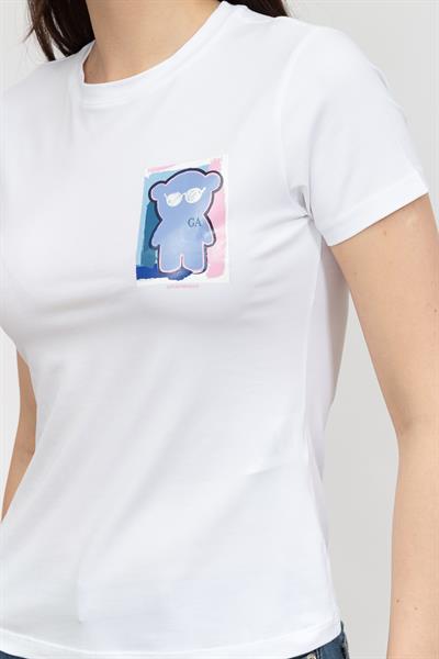 Emporio Armani Kadın Bisiklet Yaka T-Shirt