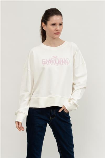 Emporio Armani Kadın Bisiklet Yaka T-Shirt