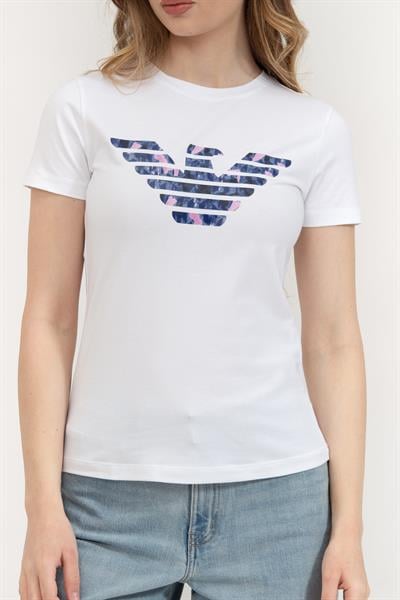 Emporio Armani Kadın Bisiklet Yaka T-Shirt