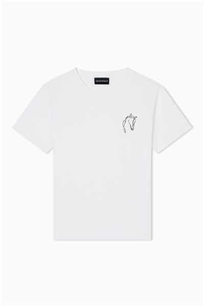 Emporio Armani Kadın Bisiklet Yaka T-Shirt