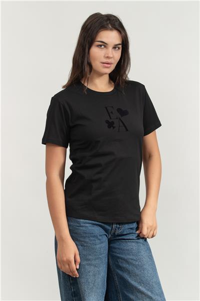 Emporio Armani Kadın Bisiklet Yaka T-Shirt