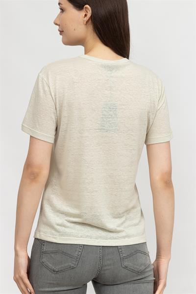Emporio Armani Kadın Bisiklet Yaka T-Shirt