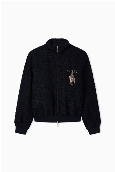 Emporio Armani Kadın Bomber Mont Siyah