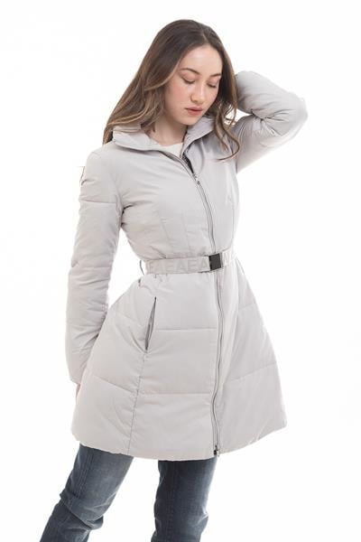 Emporio Armani Kadın Dik Yaka Su Geçirmez Uzun Mont