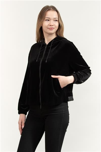 Emporio Armani Kadın Fermuarlı Sweatshirt