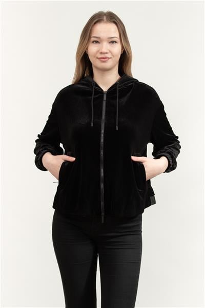 Emporio Armani Kadın Fermuarlı Sweatshirt