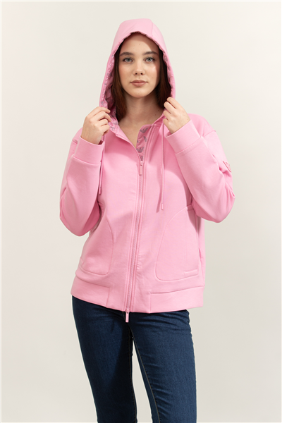 Emporio Armani Kadın Fermuarlı Sweatshirt