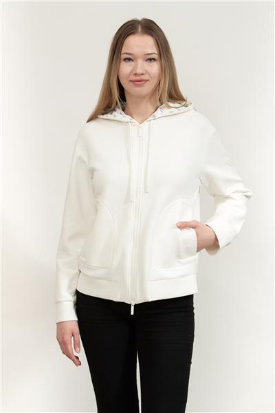 Emporio Armani Kadın Fermuarlı Sweatshirt