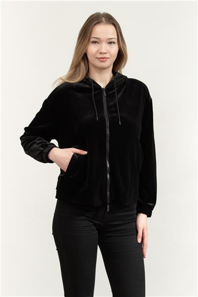 Emporio Armani Kadın Fermuarlı Sweatshirt