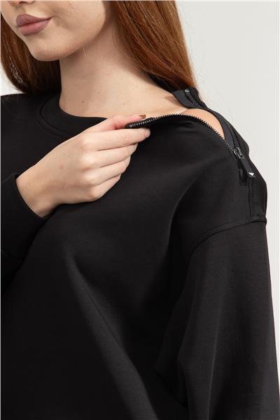 Emporio Armani Kadın Fermuarlı Sweatshirt