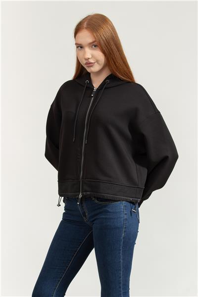 Emporio Armani Kadın Fermuarlı Sweatshirt