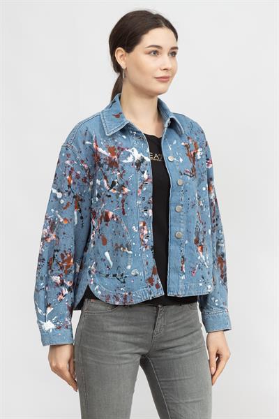 Emporio Armani Kadın Mont İndigo Mavi