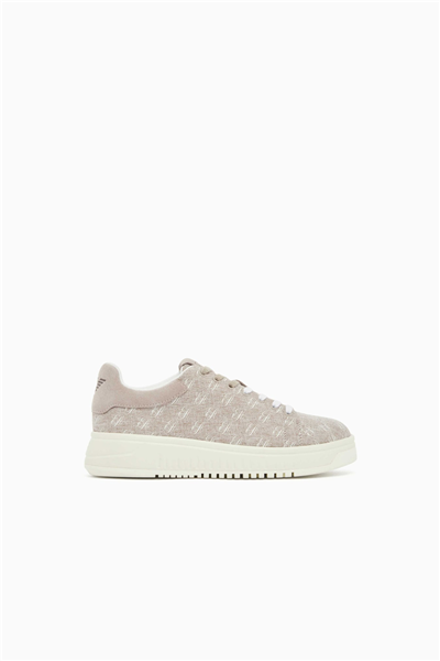 Emporio Armani Kadın Sneaker Cappuccino