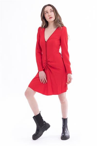 Emporio Armani Kadın V-Yaka Elbise