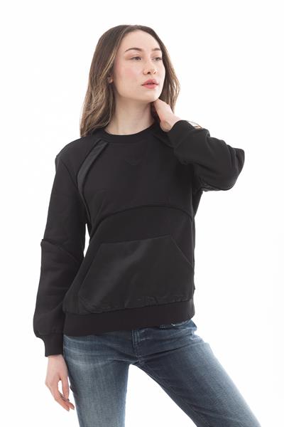 Emporio Armani Kanguru Cepli Uzun Kollu Kadın Sweatshirt