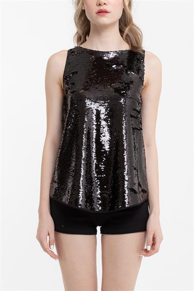 Emporio Armani Payet İşlemeli Kadın Bluz