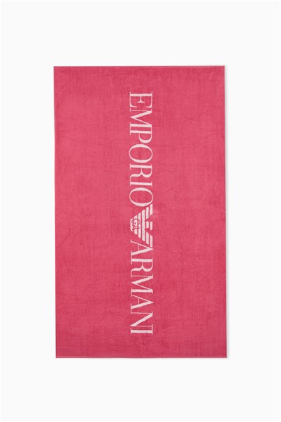 Emporio Armani Unisex Havlu Fuşya