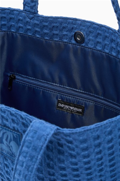 Emporio Armani Unisex Plaj Çantası Mavi