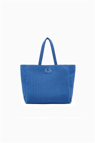 Emporio Armani Unisex Plaj Çantası Mavi