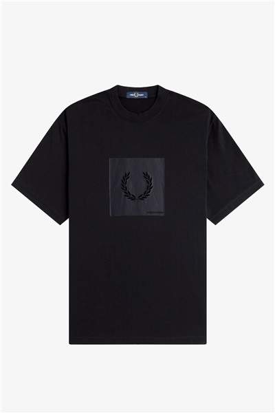 Fred Perry Box Graphic Erkek Bisiklet Yaka T-Shirt