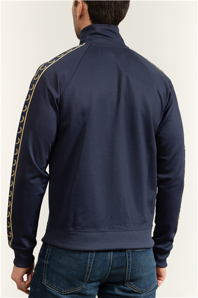 Fred Perry Contrast Tape Track Jacket Erkek Fermuarlı Sweatshirt