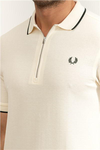 Fred Perry Crepe Pique Erkek Polo Yaka T-Shirt