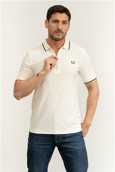 Fred Perry Crepe Pique Erkek Polo Yaka T-Shirt