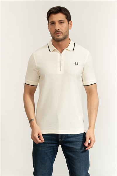 Fred Perry Crepe Pique Erkek Polo Yaka T-Shirt