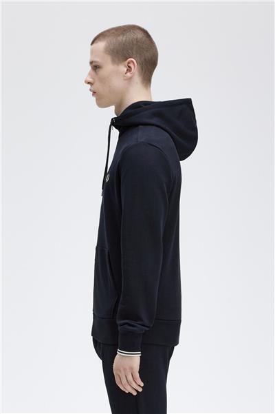 Fred Perry Erkek Fermuarlı Sweatshirt Lacivert