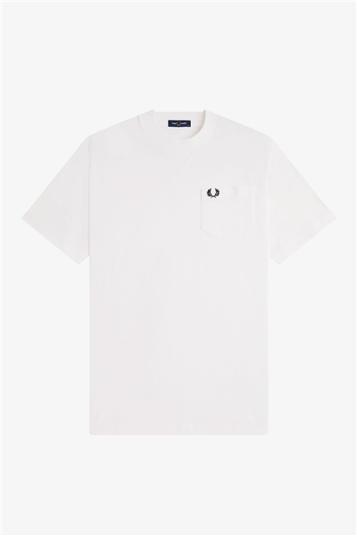 Fred Perry Pocket Detail Erkek Bisiklet Yaka T-Shirt